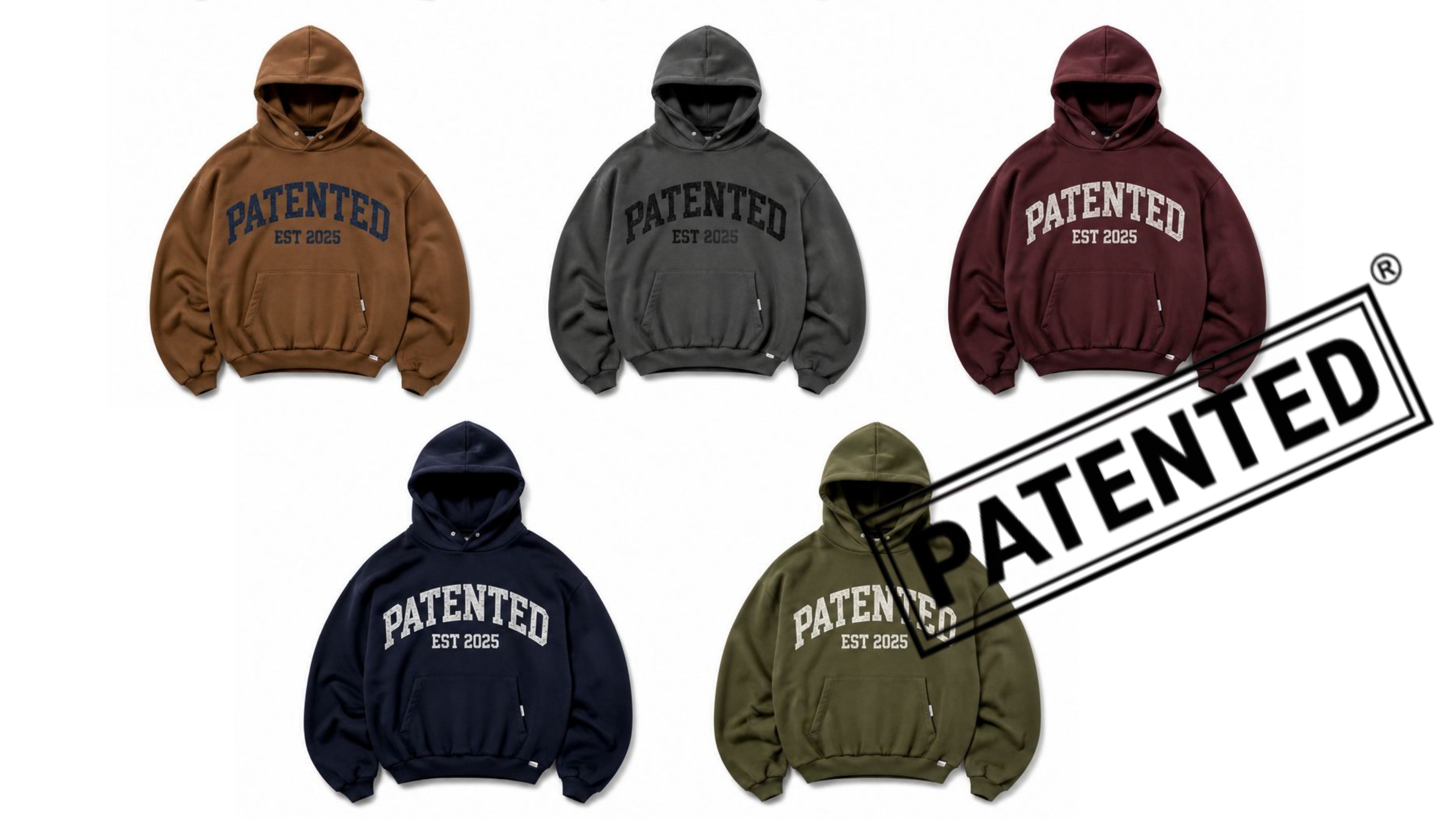 Patented Arch Hoodie — Black / Gold — alternate view