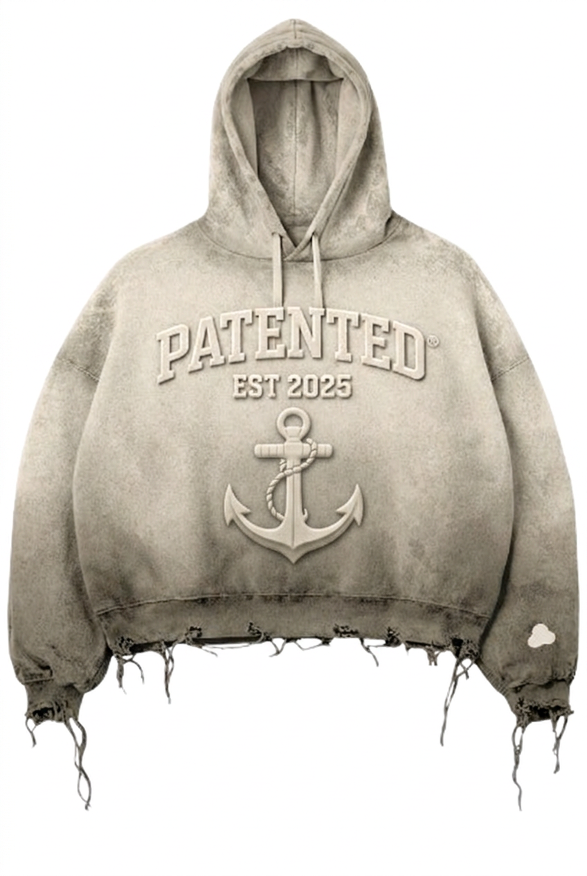 Icon — Anchor Embossed Hoodie